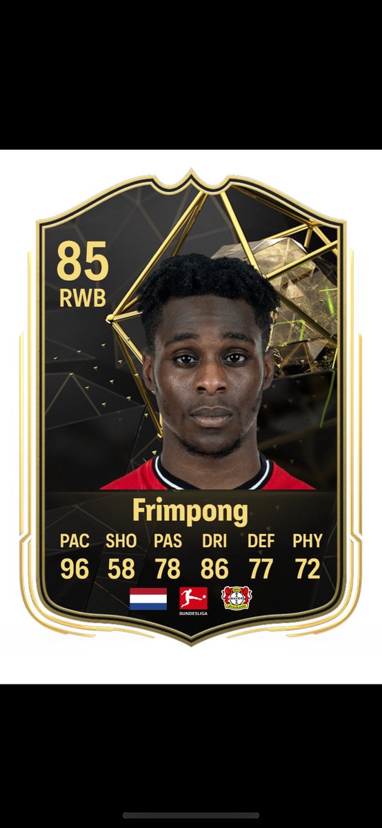 TFut21's tweet photo. 🇳🇱 ⚽️🅰️. Frimpong dio ayer gol y asistencia para su equipo, no obstante ganó su equipo en parte por el, tiene muchas posibilidades de salir en el equipo de la semana. Está algo subido de precio, PRECIO IDEAL: 3.6k-3.7k - 3.8k (3.9k) máximo https://t.co/vnm0WTAsQ8