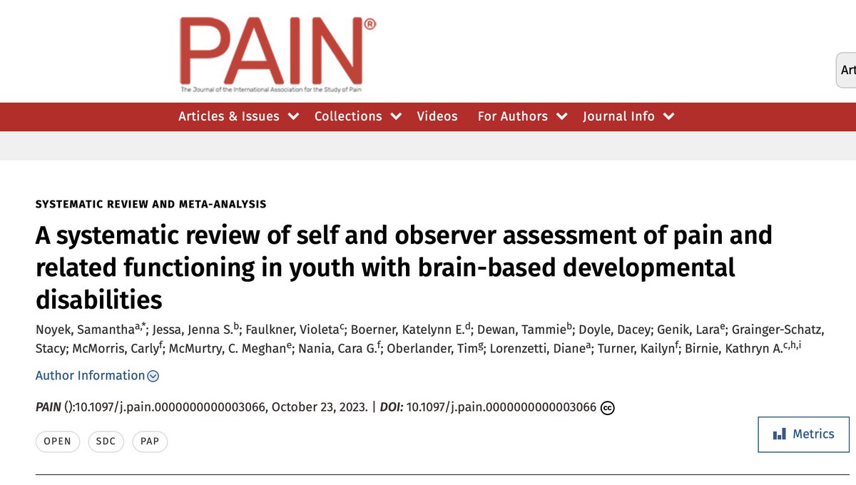 Hot off the press🔥! SO excited to have this systematic review published in PAIN. Thankful for the fantastic team that made this happen @katebirnie @DrMcMurtry @CarlyMcMorris @KatelynnBoerner @oberlanderlab @drtammiedewan @CaraNania