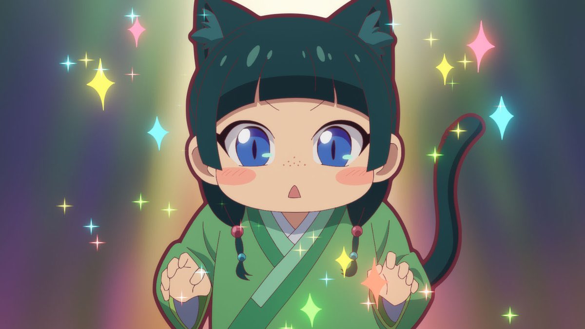 Maomao em versão chibi. Anime: Kusuriya no Hitorigoto (Diários de uma  Apotecária)