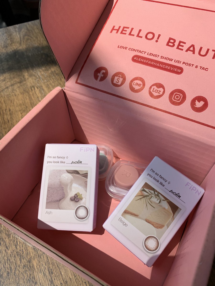 amyvrtm's tweet photo. @lensfarhang  👁️✨ MYFiPN รุ่น polin สี ash และ beige คอนแทคเลนส์เกาหลี ใส่แล้วตาสวยมาก งง มีความเป็นลูกแก้ว ประกายวิ๊งวับ ให้ฟีลเหมือนใส่ฟิลเตอร์ตลอดเวลา ตาใสแป๋วประหนึ่ง Ai แล้��ดีสุดๆเลยตรงที่เลนส์นิ่ม ใส่สบายแบบไม่อวย สาวๆคนไหนที่ตาแห้งคือต้องตัวนี้เลย 🫶🏻🪄 https://t.co/nc1yXS5zYV