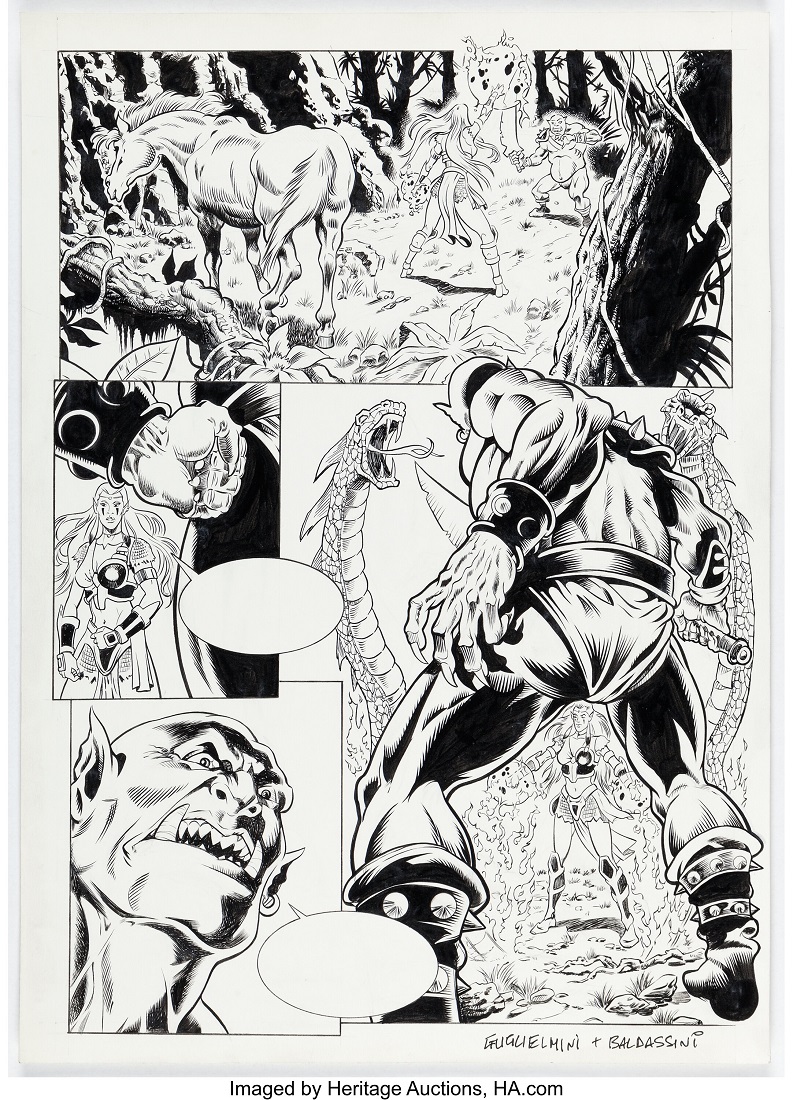 Very proud to be part of <a href="/EdAsnerCenter/">Ed Asner Family Center</a>  comic art auction Together with so many great artists in the biz.  Please take a look at this board I inked over <a href="/SGuglie/">Simone Guglielmini - spaghetti noir</a>  pencils and bid!!