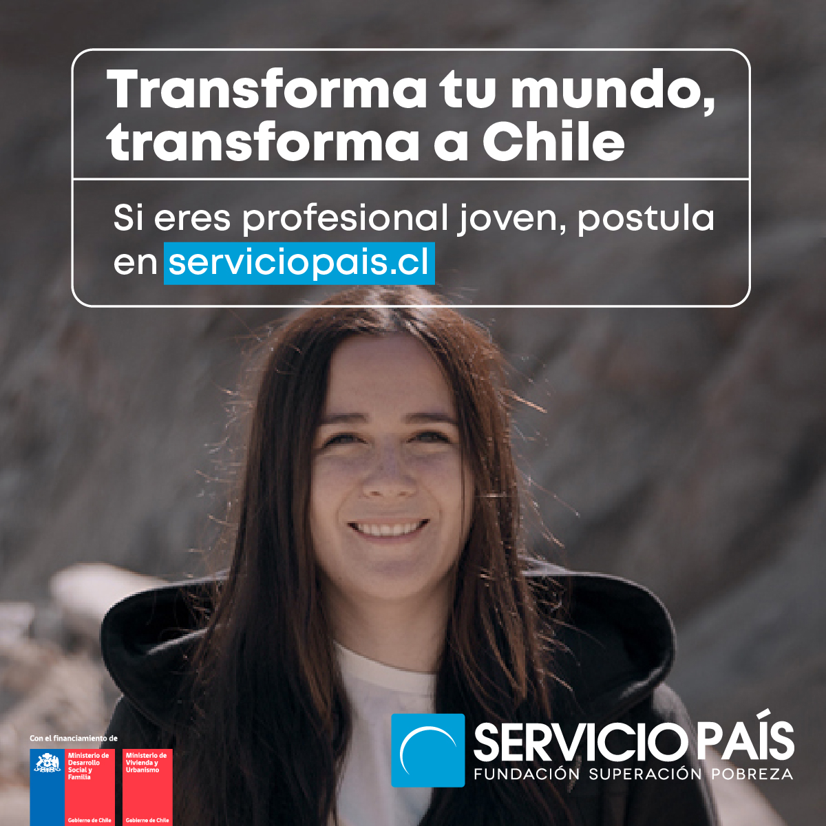 🖐️ Ponte al servicio de las comunidades y construye tu futuro ¡Eres valiente!

📢 Si eres joven profesional con ganas de levantar grandes proyectos, postula en serviciopais.cl 👉 ¡ÚNETE!

#Antofagasta #Tocopilla #Mejillones #Calama