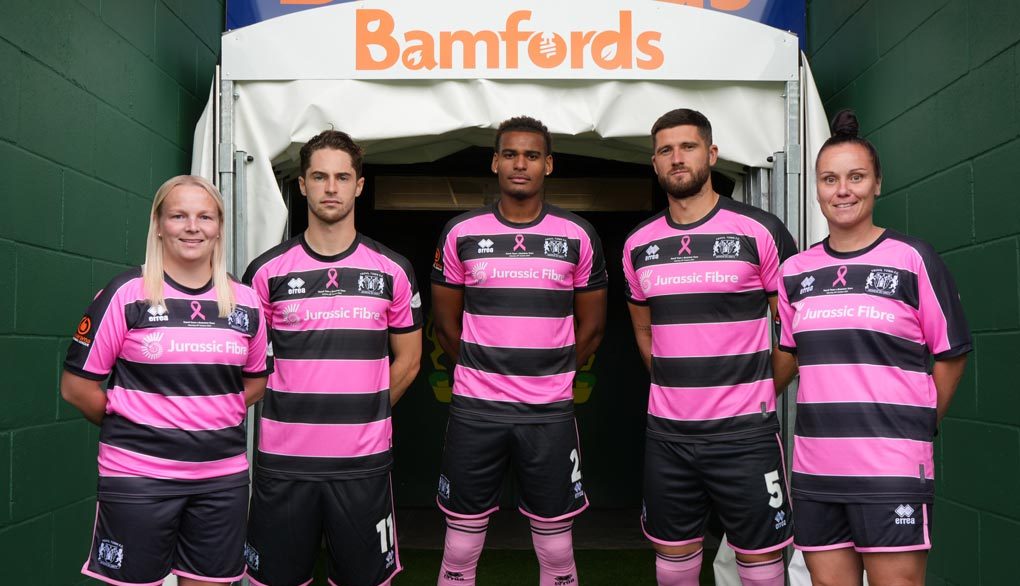Yeovil Town FC’s Huish Park will be 'painted pink' on Saturday in support of Breast Cancer Awareness Month, helping Yeovil Hospital Charity meet their £2.5M target - they're just £40,000 away! 💜 There's still time to get your ticket or support the event: bit.ly/3Q4aPjL