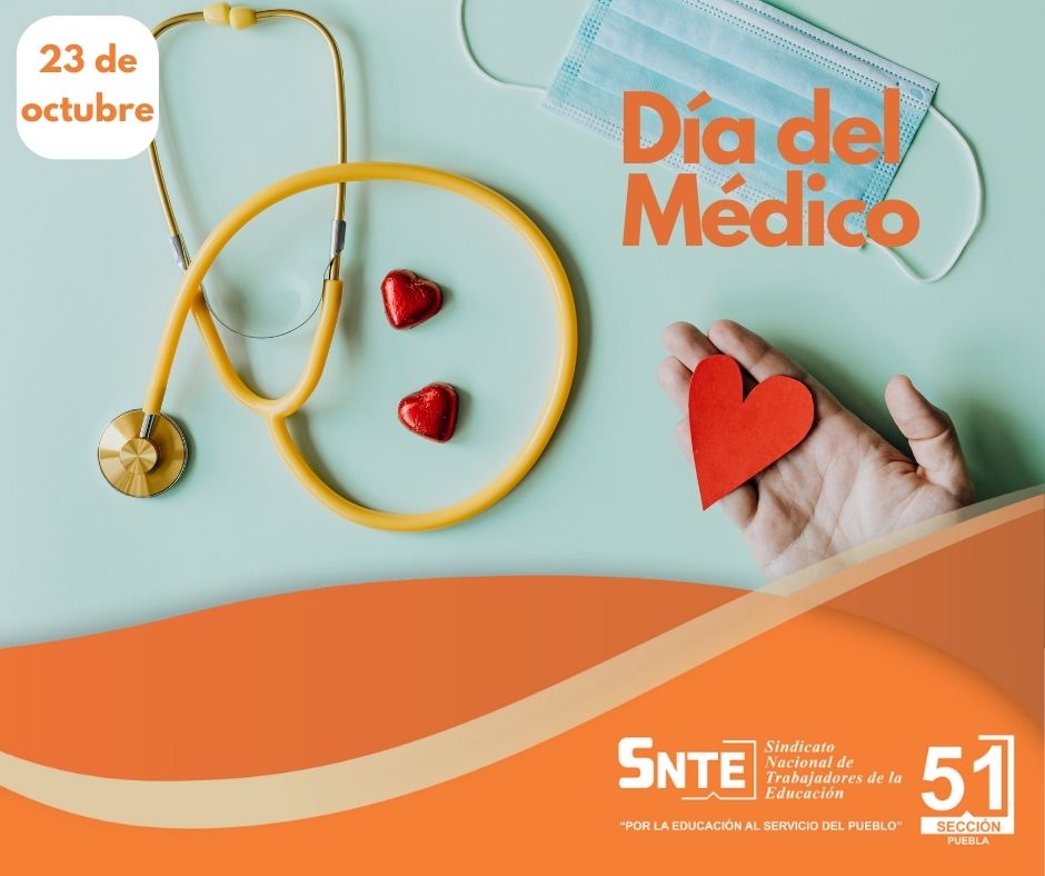 #DíaDelMédico
🟠𝐹𝑒𝑙𝑖𝑐𝑖𝑑𝑎𝑑𝑒𝑠 𝑎 𝑙𝑜𝑠 𝑚𝑒́𝑑𝑖𝑐𝑜𝑠 𝑝𝑜𝑟𝑞𝑢𝑒 𝑠𝑢 𝑙𝑎𝑏𝑜𝑟 𝑟𝑒𝑝𝑟𝑒𝑠𝑒𝑛𝑡𝑎 𝑝𝑎𝑟𝑎 𝑡𝑜𝑑𝑜𝑠 𝑒𝑠𝑝𝑒𝑟𝑎𝑛𝑧𝑎 𝑦 𝑣𝑖𝑑𝑎. 
#SNTE51
#QueAlSNTE51LeVayaBien
#80AniversarioSNTE
#UnoSomosTodosYTodosSomosUno