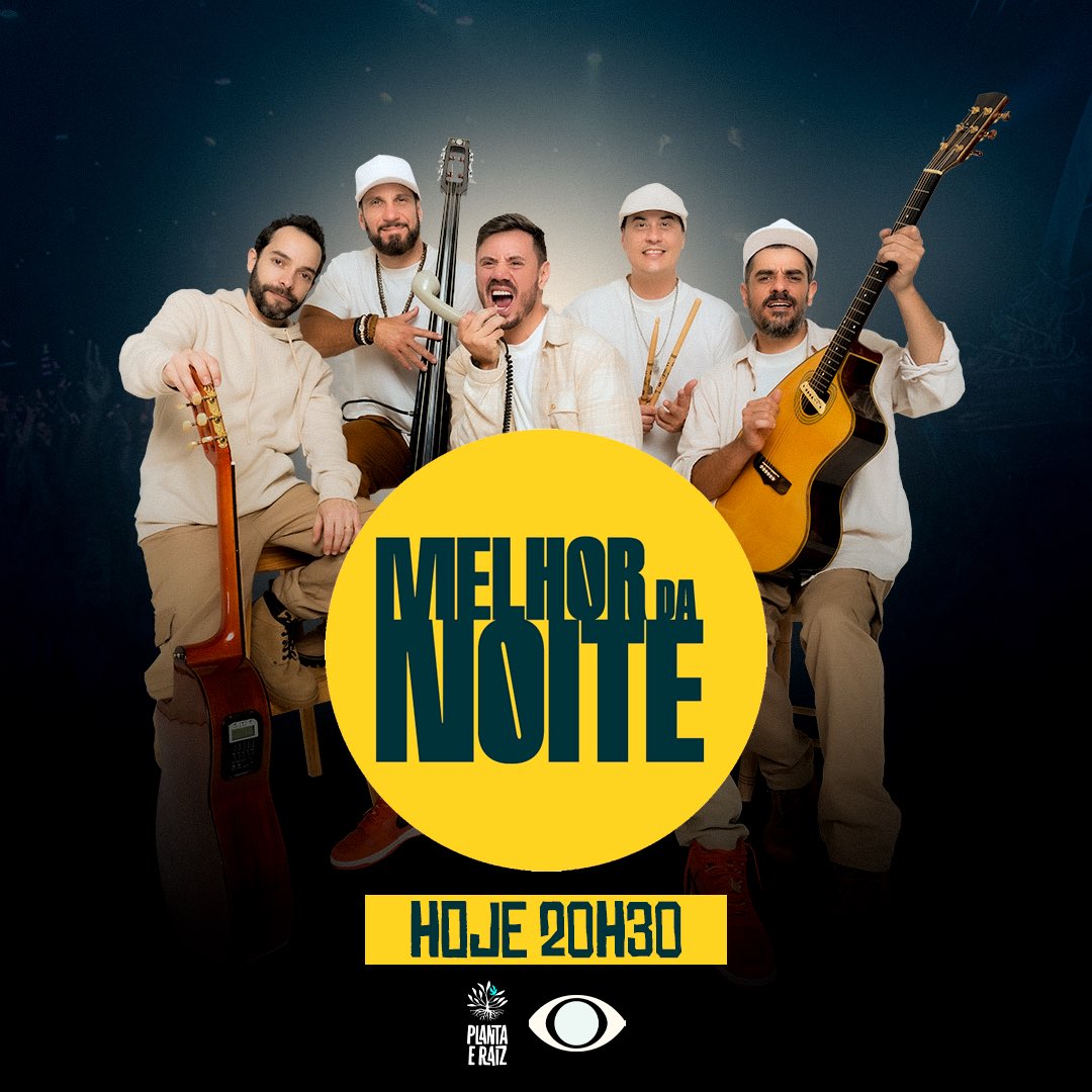 Família, hoje tem #PlantaeRaiz AO VIVO no programa <a href="/melhordanoite/">Melhor da Noite</a> 📺 Sintoniza aí a partir das 20:30! ✌️✌️