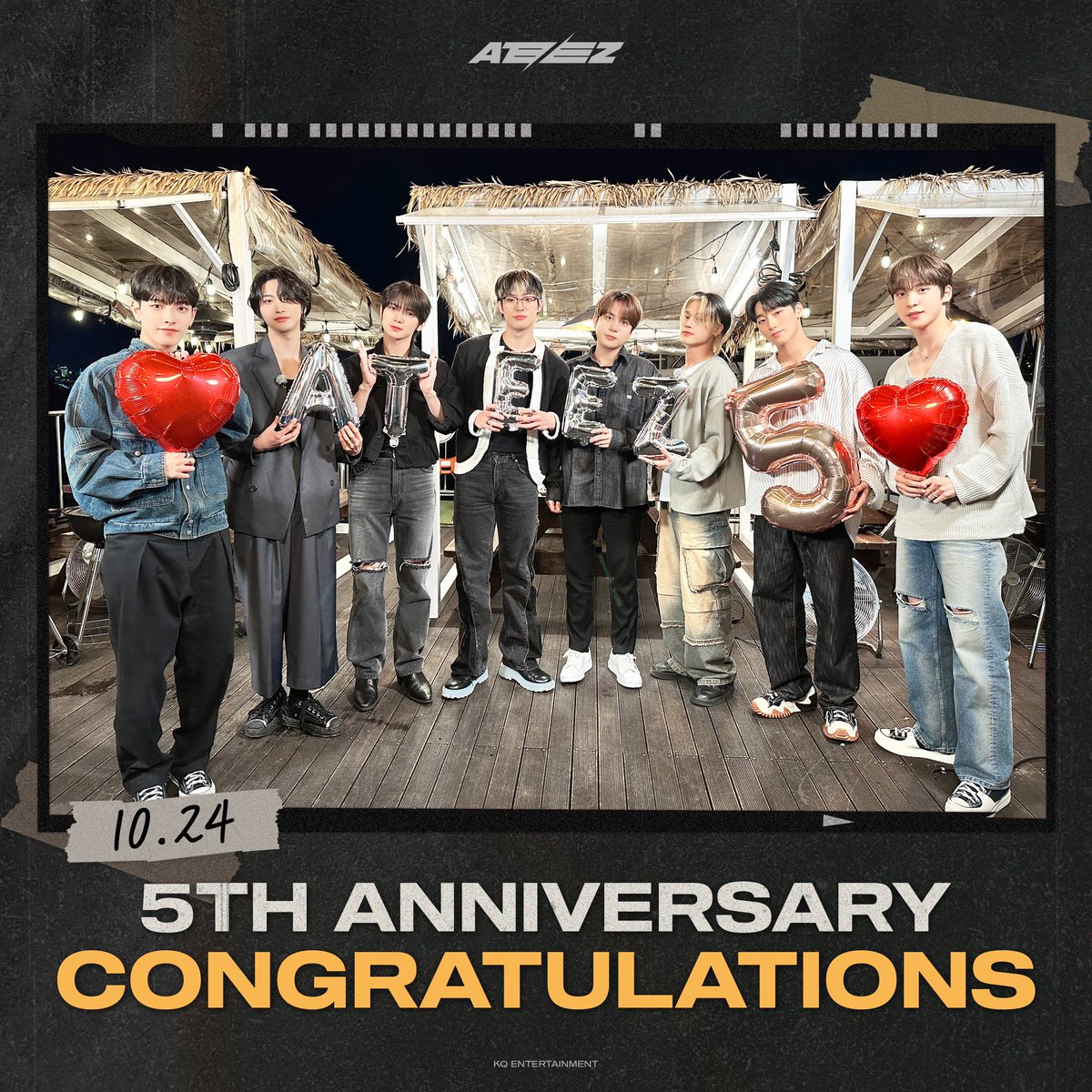 ateezorgulho's tweet photo. 🥳🥳🥳🥳
5 YEARS WITH ATEEZ
#5YearSailingwithATEEZ
#큰_항해가_펼쳐질_에이티즈5주년

#ATEEZ #에이티즈 @ATEEZofficial https://t.co/2ofTkeaHcj
