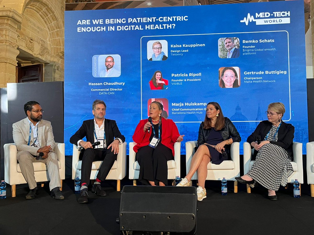 Are we being patient-centric enough in #healthcare?🩺This was the burning question that was answered at one of the panels during last week’s <a href="/Med_Tech_World/">MedTech World</a> in Malta! Barcelona Health Hub was proud to be present at this great event, thanks team Medtech World Summit for having us!
