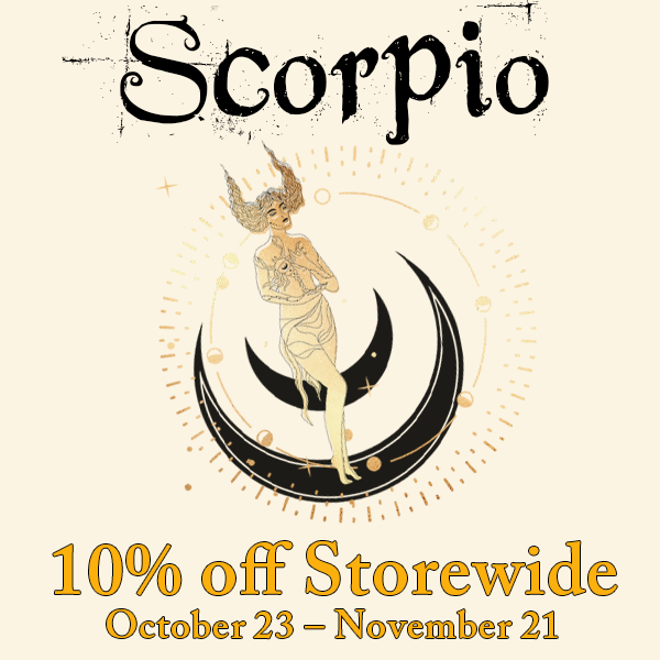 ShopExit9's tweet image. Scorpios, you are famously discreet and even secretive, with an air of mystery around you.  You are bold, fearless, passionate and fiercely loyal. 

Enjoy 10% off store-wide all season long.  Shhh... it'll be our little secret. #scorpio #zodiac