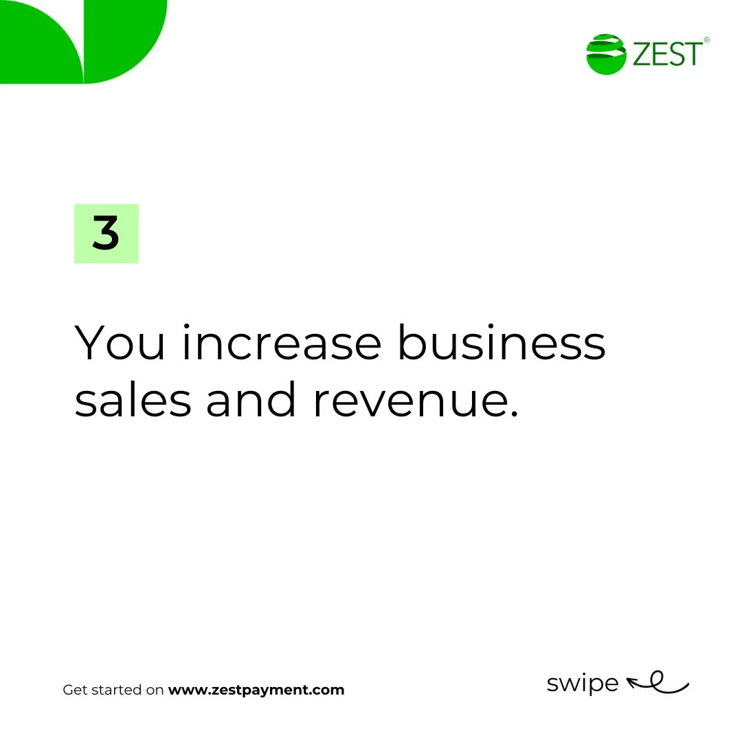 zestpayment's tweet photo. Want to boost your business growth? ​

Offering more payment options to your customers can be the key! 🤝🛍️​
​
Scroll through to find out how!​
​
Read more: https://t.co/x03cRt8HdO

#GoForBetter #SeamlessPayments #businesstips https://t.co/wIrObNdben