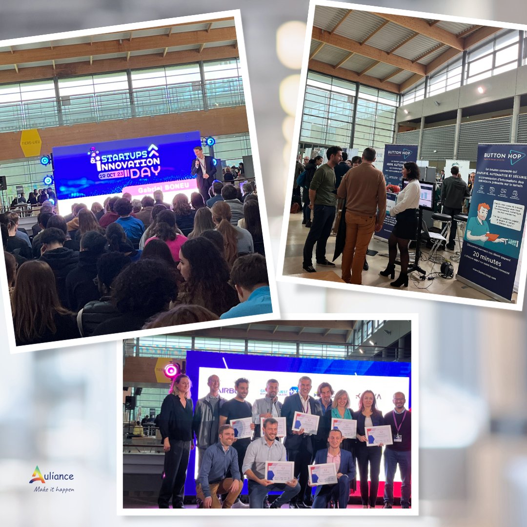 #Auliance était présent à la 3ème édition du Startups &amp; Innovation Day à l’IUT de Nantes : inspiration, réseautage et projets innovants dans divers secteurs. Bravo aux 15 startups et aux lauréats de la Manufacturing Factory. #startups #innovation #entrepreunariat