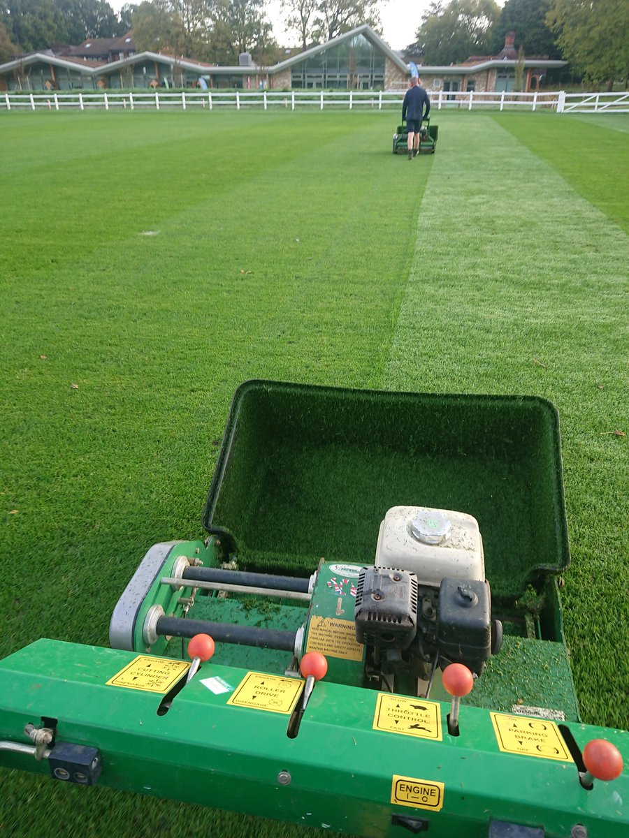 Morning cutting with <a href="/EllisFletcher20/">Ellis Fletcher</a>
#groundsperson <a href="/DennisMowers/">Dennis Mowers</a>