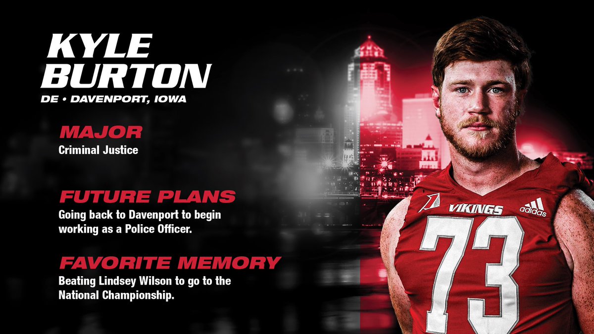 Honoring our 2023 Seniors ‼️

Defensive End: <a href="/KyleBurton88/">Kyle Burton</a> 

#3D