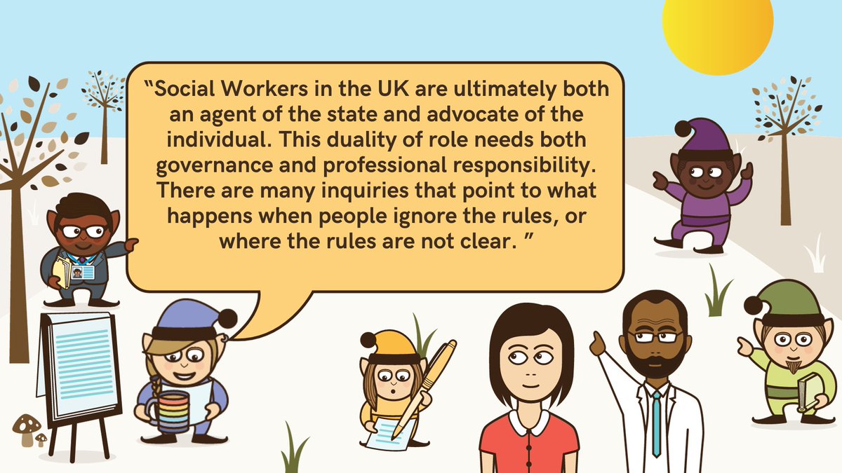Social Work needs both governance and the ability to use professional discretion, how do we satisfy both without more paperwork? What do you think?