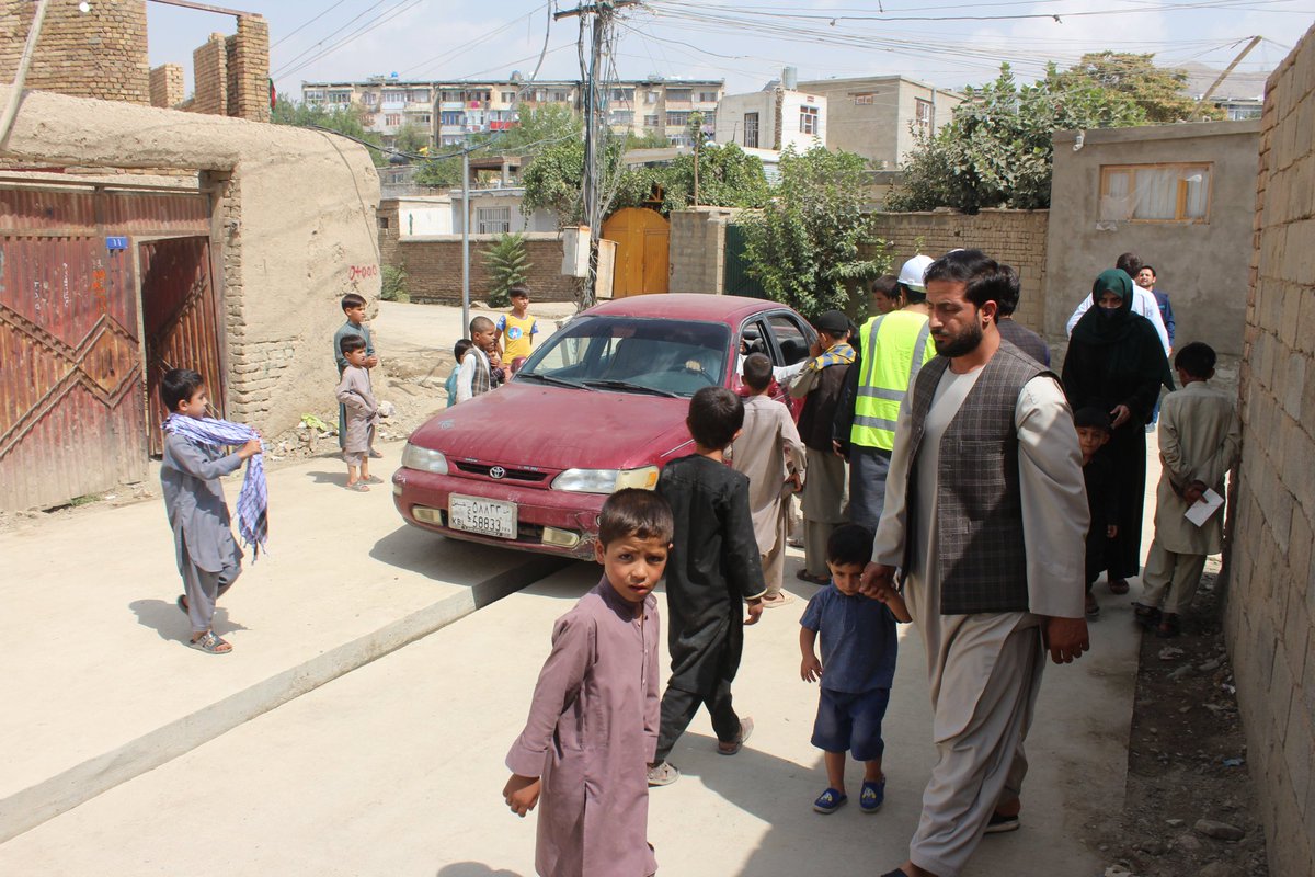 Erfan_A_Ali's tweet image. Highlighting impactful strides in urban development. Thanks to @UNHabitatAfg 🇦🇫 and support from @AHF, we've completed 659m concrete road and drainage project in Kabul, enhancing urban infrastructure. Another milestone in improving lives! #UrbanDevelopment #CommunityProjects