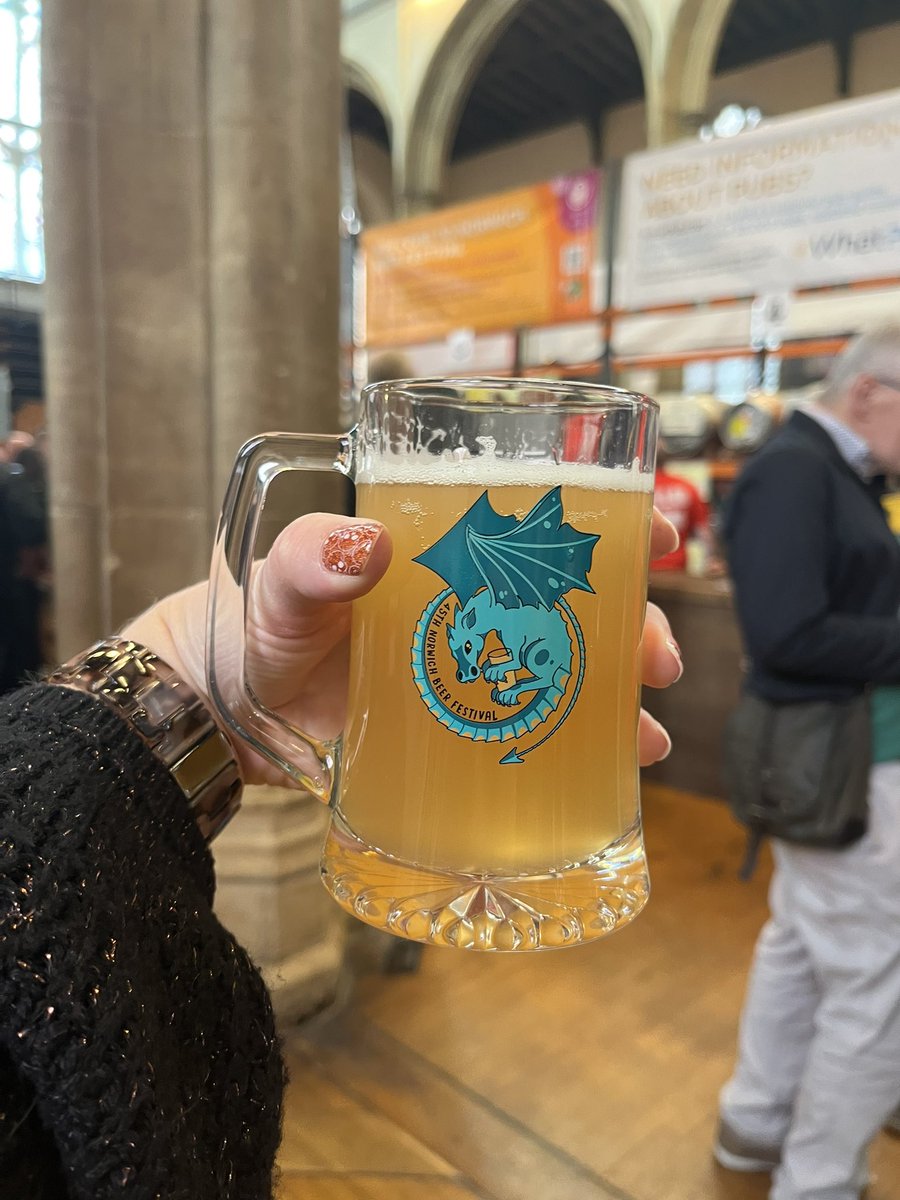 The tankards are full and the ale is flowing!