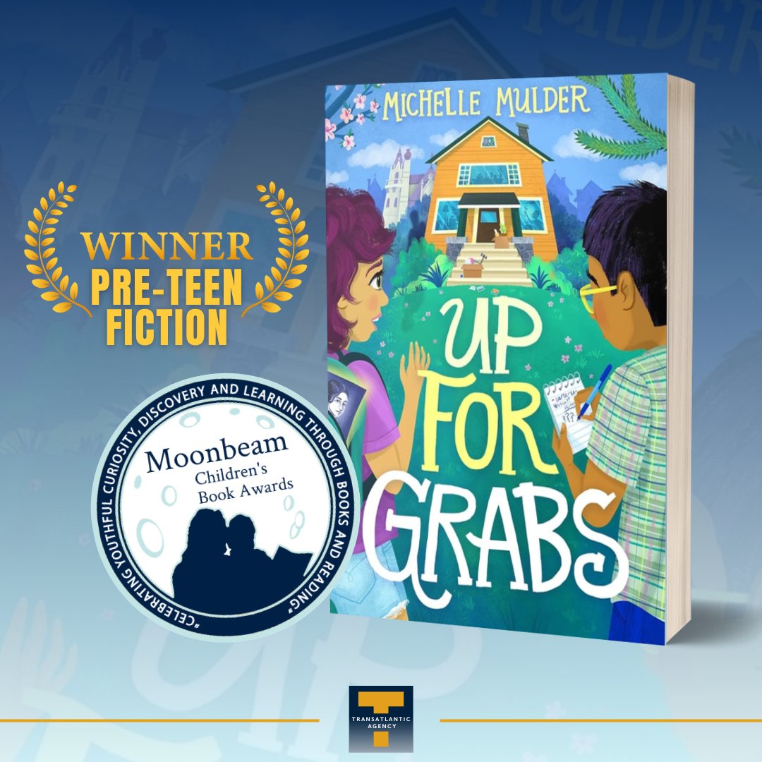 Transatlantic Agency (@translitagency) on Twitter photo Congratulations are in order!π£
UP FOR GRABS by Michelle Mulder (<a href="/dcbyoungreaders/">DCB Young Readers</a>) has won Gold in the Pre-Teen Fiction category for the 2023 Moonbeam Childrenβs Book Awards!
Michelle is represented by <a href="/AmyJoT2/">Amy Tompkins</a>
Learn more: transatlanticagency.com/2023/10/23/traβ¦ Congratulations are in order!π£
UP FOR GRABS by Michelle Mulder (<a href="/dcbyoungreaders/">DCB Young Readers</a>) has won Gold in the Pre-Teen Fiction category for the 2023 Moonbeam Childrenβs Book Awards!
Michelle is represented by <a href="/AmyJoT2/">Amy Tompkins</a>
Learn more: transatlanticagency.com/2023/10/23/traβ¦