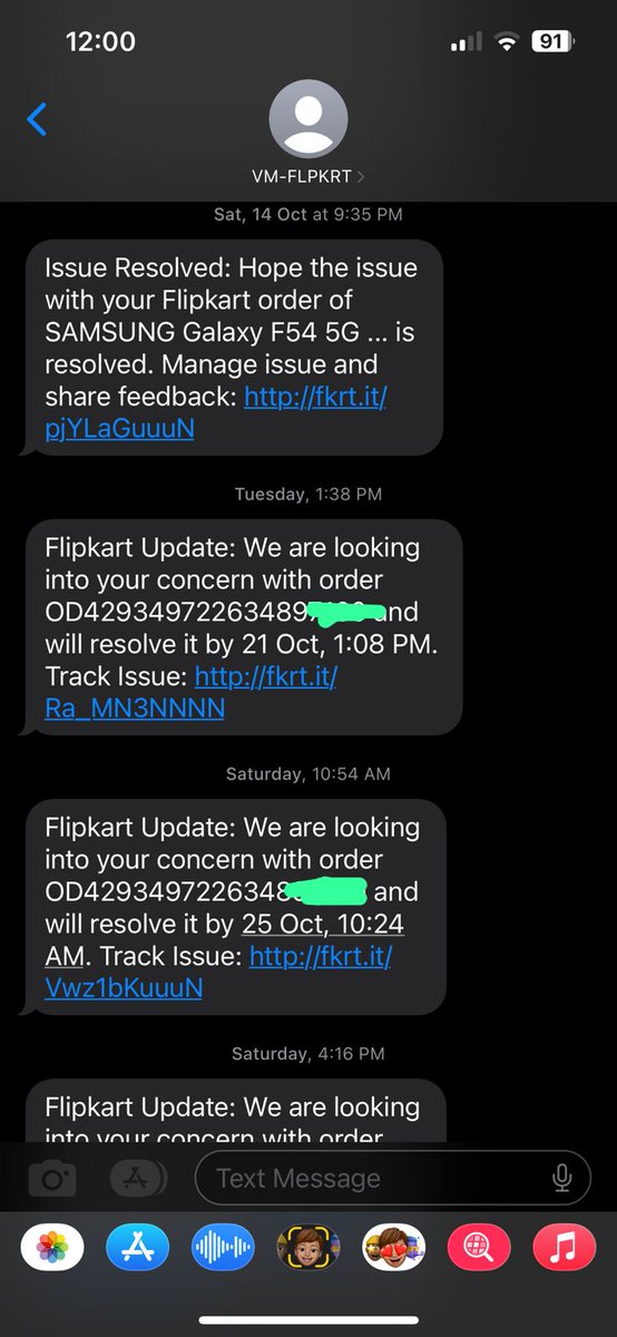 BaskarDhanush's tweet photo. Woeful experience received from Flipkart,
Have order mobile on 7 oct and out for delivery mentioned as 8 oct , still product not yet delivered. Resolution dates keep on changing Without proper update. @flipkartsupport @Flipkart @_Kalyan_K  @Walmart https://t.co/SpVWYgfpP2