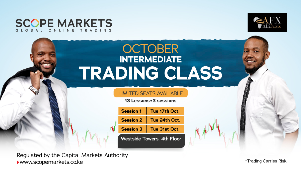 ScopeMarketsKE's tweet photo. Excited to invite you to our weekly intermediate trading session. Join us today and connect with industry professionals and learn fundamental trading techniques. Find out more here https://t.co/G6ph3qs4Up
#ScopeMarketsKe #Education #Forex https://t.co/DI43XczEoN