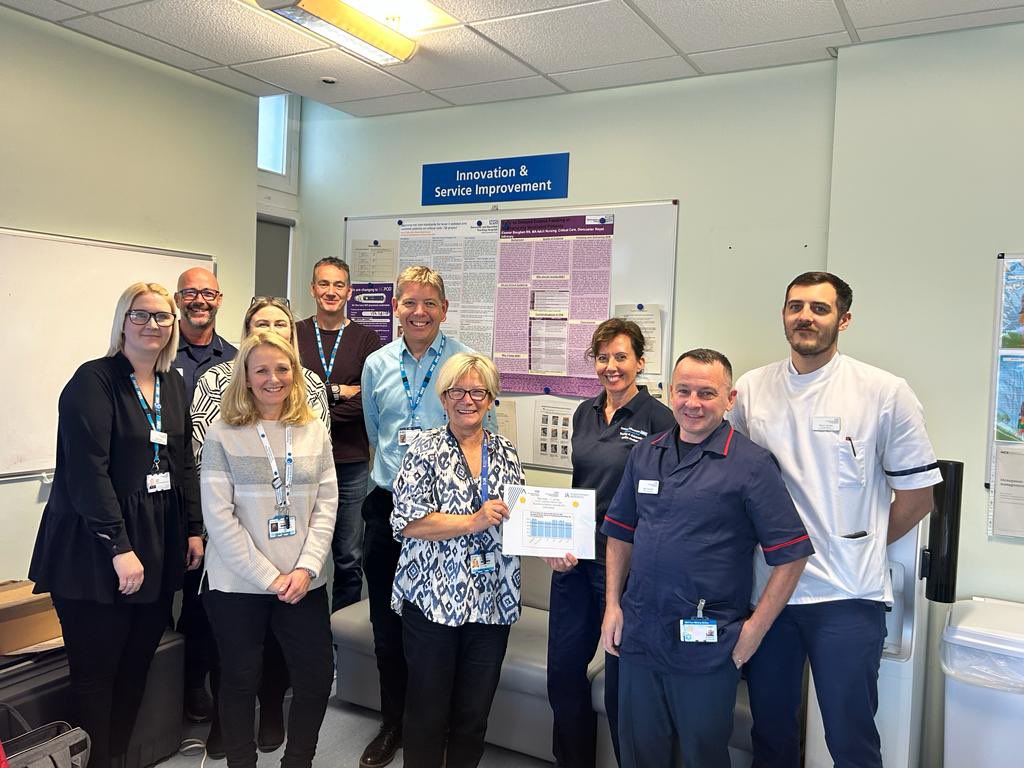sybccodn's tweet photo. Thanks to the #criticalcare teams @DBH_NHSFT for participating in the #safetyclimate survey facilitated by @sybccodn @Improve_Academy #patientsafety #teamwork https://t.co/BOAGBEXE7E