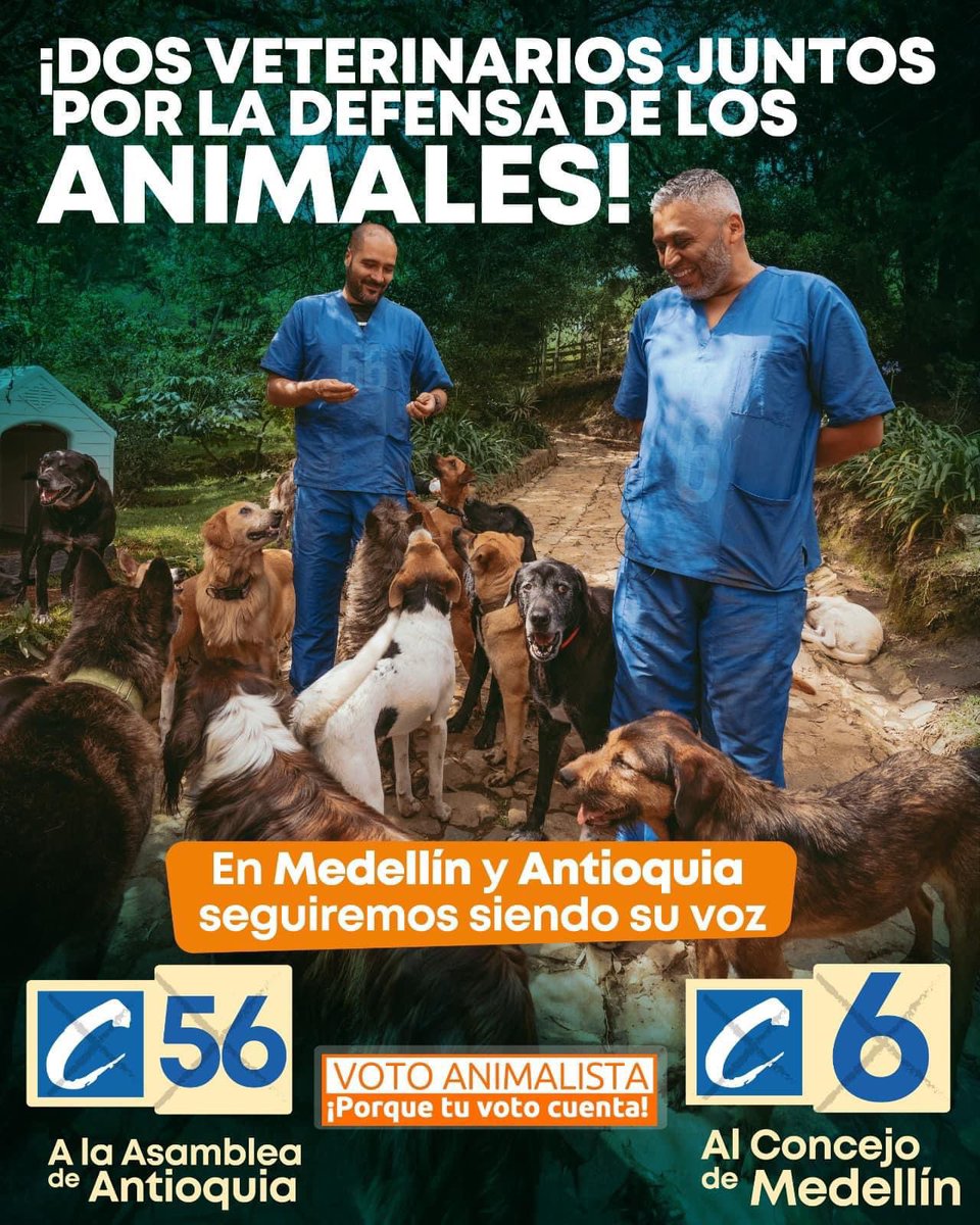 M_Humanitario's tweet photo. 💙 Dos médicos veterinarios, dos seres humanos que son  ejemplo de amor y respeto 🐢🐔🐶🐱. No hay excusas, ve y cuéntale a tus familiares, amigos, y vecinos para que se unan a esta causa 🙏🏽. ¡Solos llegamos más rápido, pero juntos podemos llegar más lejos! https://t.co/j2kO6GimiA