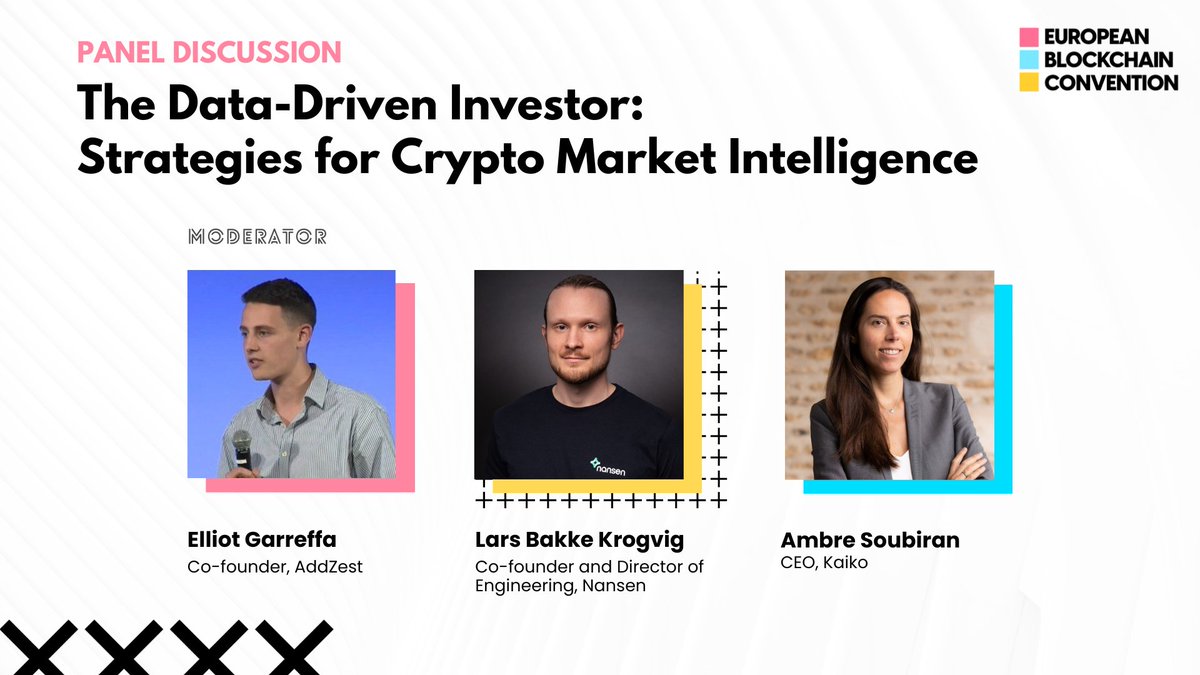 The Data-Driven Investor: Strategies for Crypto Market Intelligence ⛓ 🔎

Join us for this intriguing panel discussion next week on #EBC9 📢

🗓️ Mark your calendar: October 26th, 14:45, Visionary Stage, Fira Barcelona.