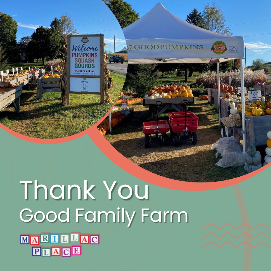 MarillacPlace's tweet photo. We're getting ready for Halloween 🎃

Thank you, Good Family Farm, for contributing pumpkins to our carving day! https://t.co/uw1hkoC0j0