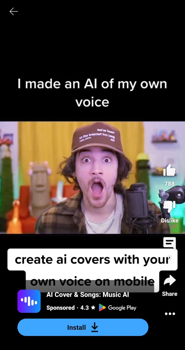 _ChargedGaming_'s tweet photo. @Crispy @Crispy  Some AI voice app used you in one of their YT shorts ads and was wondering if you knew this, If not, it would be funny if you asked for payment for the ad since they used your face 

(ps dm me if you have any questions about what is in the ad) https://t.co/Ch1mudRYNT