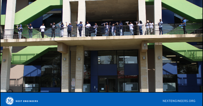 GE_Foundation's tweet photo. #NextEngineers Johannesburg has kicked off its final design challenges of 2023, which consist of experimenting with basic flight mechanisms &amp; attempting to sustainably generate electricity with wind. We can't wait to see how these designs turn out @ProtecSTEM. More here: