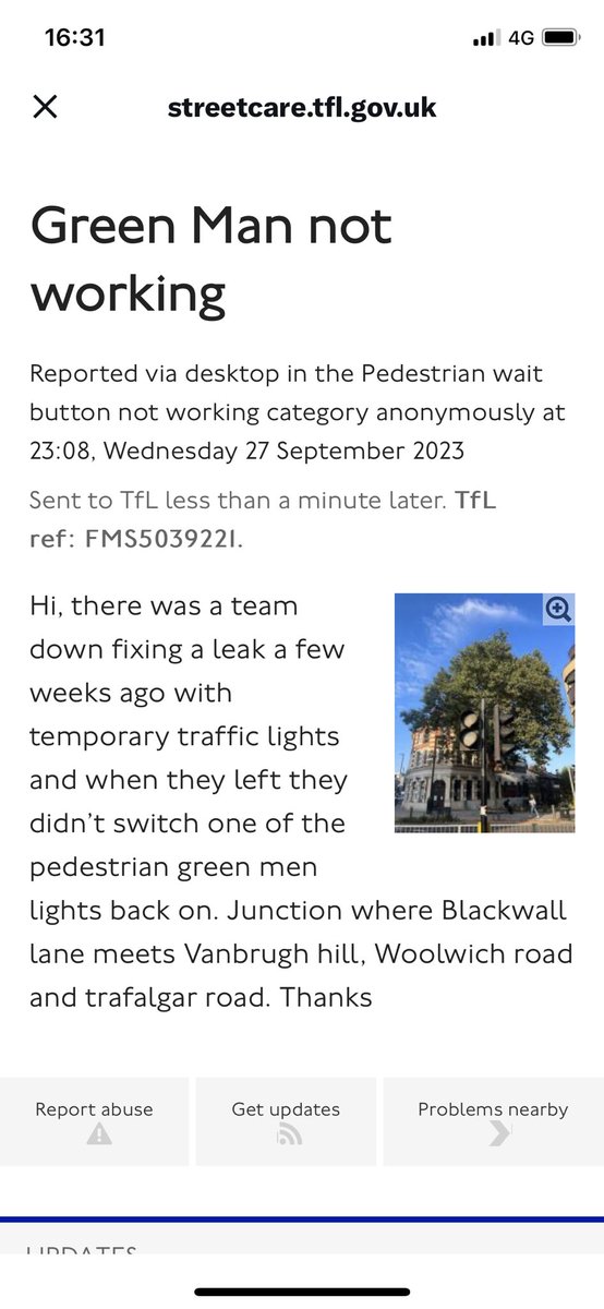 Pet_Active's tweet photo. It was reported a month ago! On the 27th of September! https://t.co/hMpNijI0RT