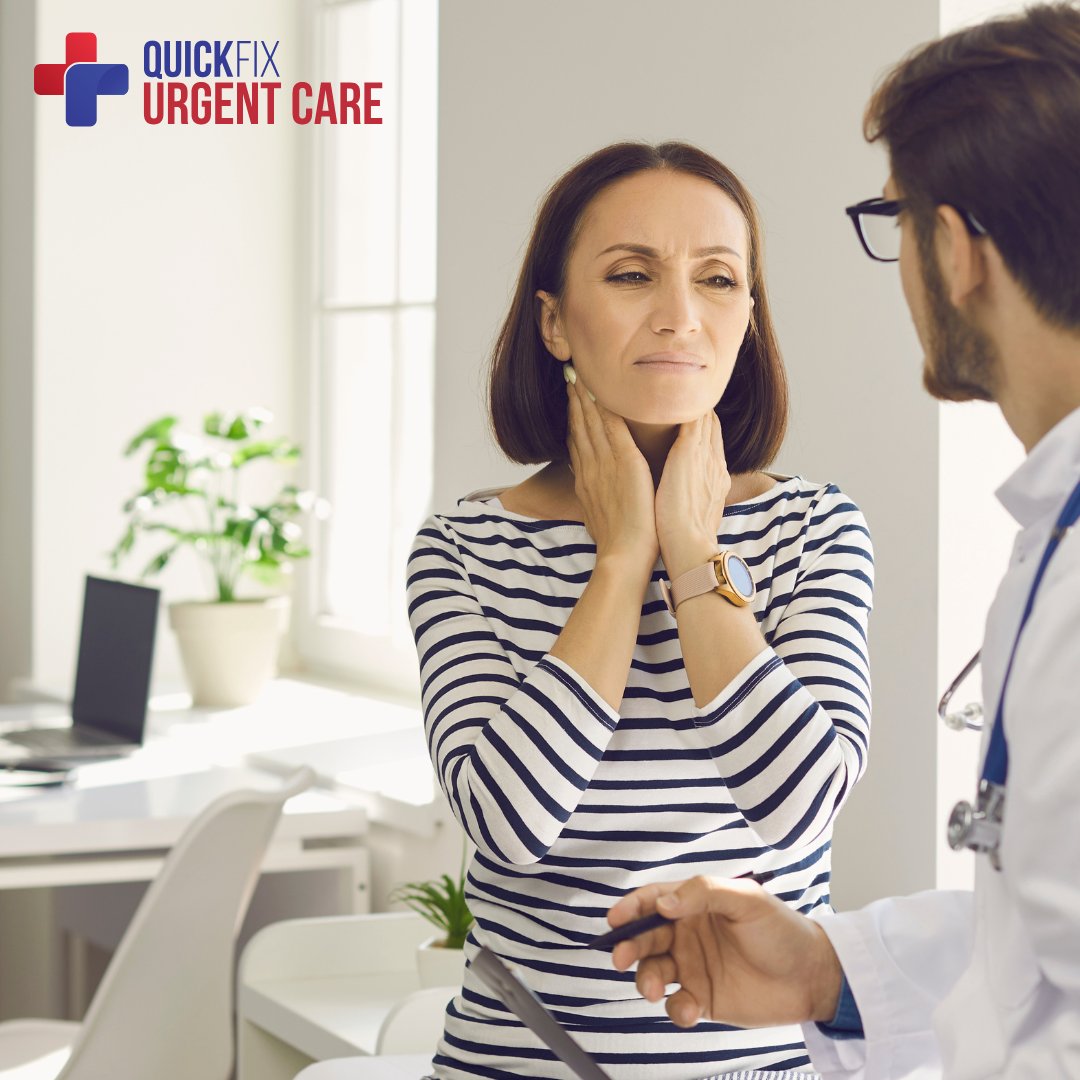 QuickFixUC's tweet image. Our experienced team of medical professionals is dedicated to providing personalized care and swift relief for your strep throat symptoms. 🙌 bit.ly/44JnGNE