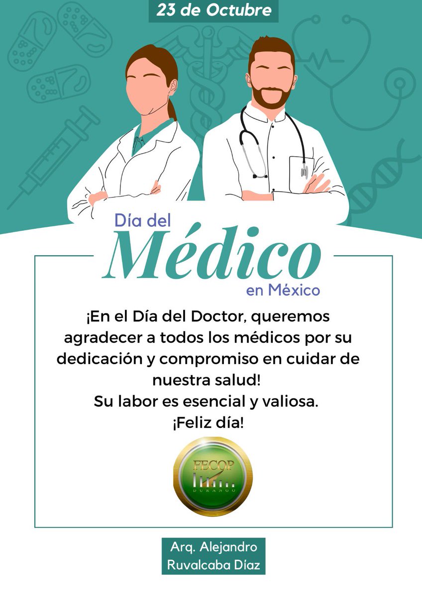 Feliz día del Médico! <a href="/Humberto2R/">Dr. Humberto I. Rosales Ronquillo</a>