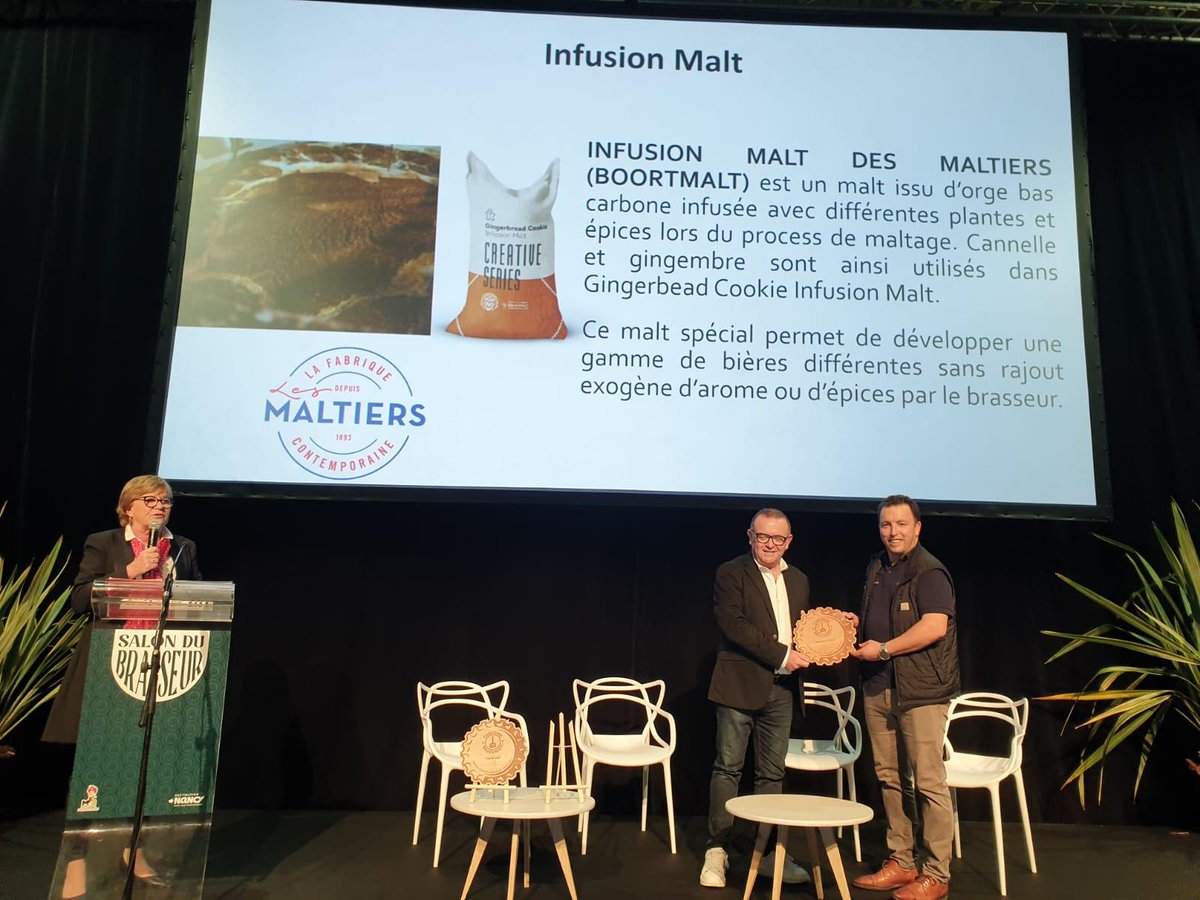 Boortmalt (@boortmalt) on Twitter photo (1/5) Boortmalt's Innovation Center and our malt house, <a href="/LesMaltiers/">Les maltiers</a>, won the BRASSINOV® Prize 2023!
This annual contest organized by the French Museum of Brewing (MUSEE FRANÇAIS DE LA BRASSERIE) highlights the new products of the #brewing fair <a href="/SalonDuBrasseur/">Salon Du Brasseur</a> & ... (1/5) Boortmalt's Innovation Center and our malt house, <a href="/LesMaltiers/">Les maltiers</a>, won the BRASSINOV® Prize 2023!
This annual contest organized by the French Museum of Brewing (MUSEE FRANÇAIS DE LA BRASSERIE) highlights the new products of the #brewing fair <a href="/SalonDuBrasseur/">Salon Du Brasseur</a> & ...