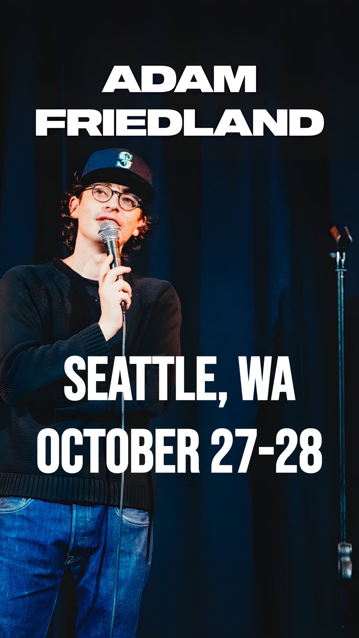 Adam Friedland on X: I'll be in SEATTLE WASHINGTON all weekend Very few  tix left: t.coawW1i8Szgp t.cogLdlHDTQuf  X