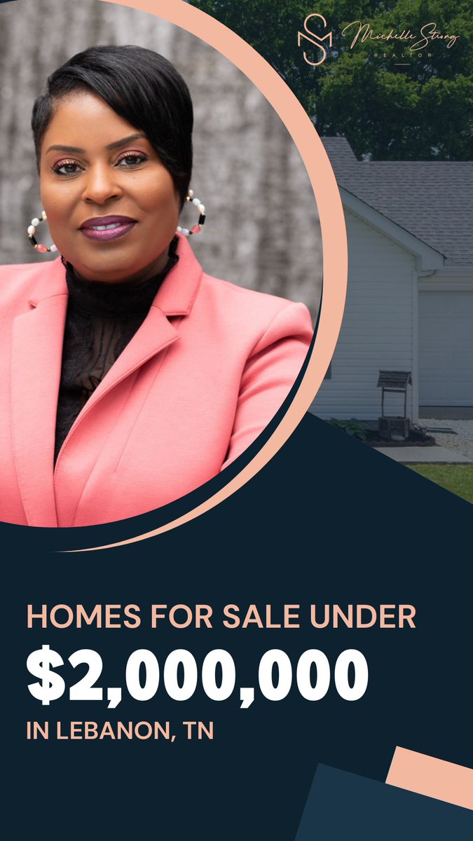 Michell73713169's tweet photo. See homes for sale under $2000000 in Lebanon, TN https://t.co/3NLLls63T9 #michellestronggroup #lebanonhomesforsale #michellestrong #nashvilletnrealestateagent https://t.co/C2pe1K54Ws