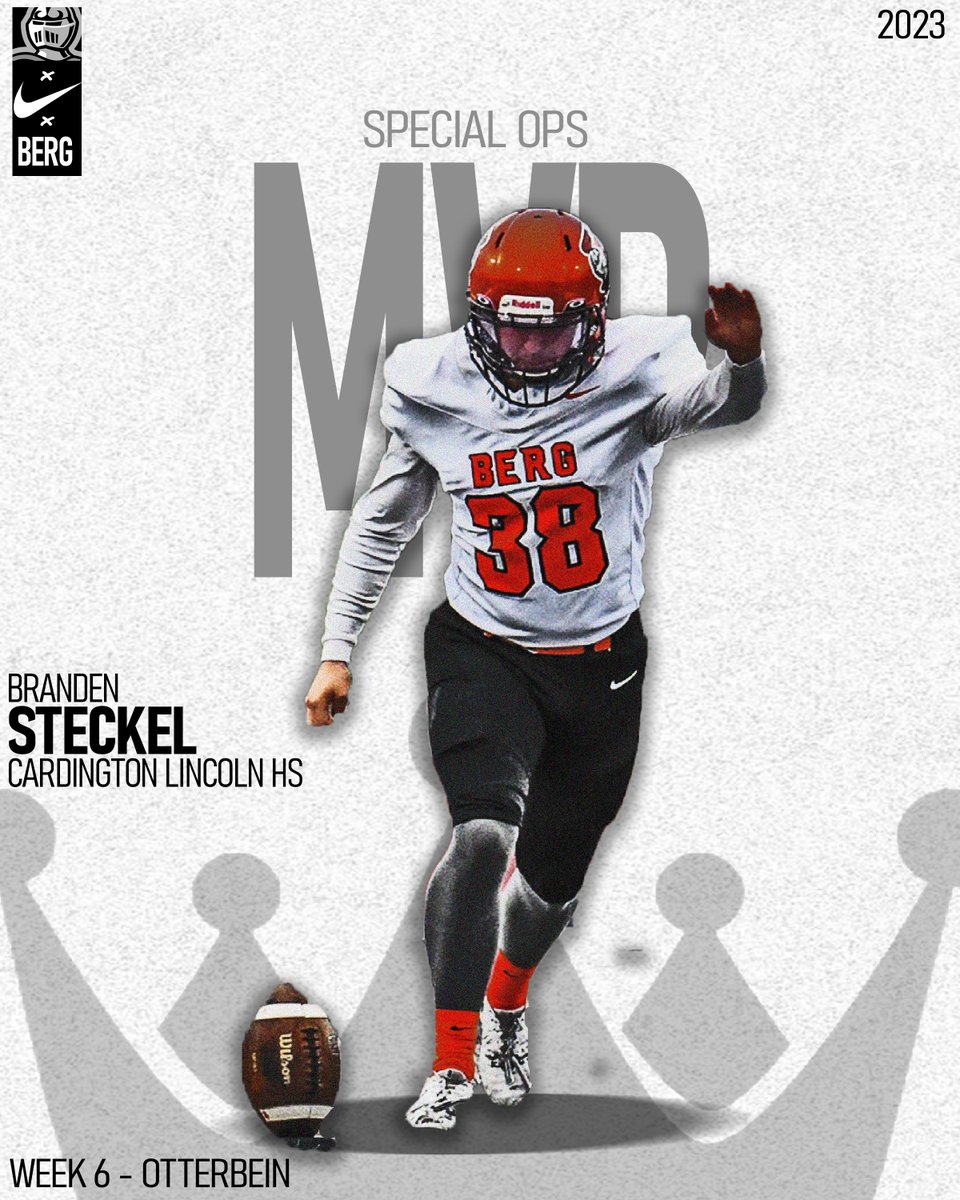 Coach_Donaldson's tweet photo. Congratulations to our players of the week. 
Special Ops - Branden Steckel 
Hammer Award - TJ Rhamy
Dog Soldier of the Week - Matthew Drdul

#BergGang https://t.co/xB0MRmZi18
