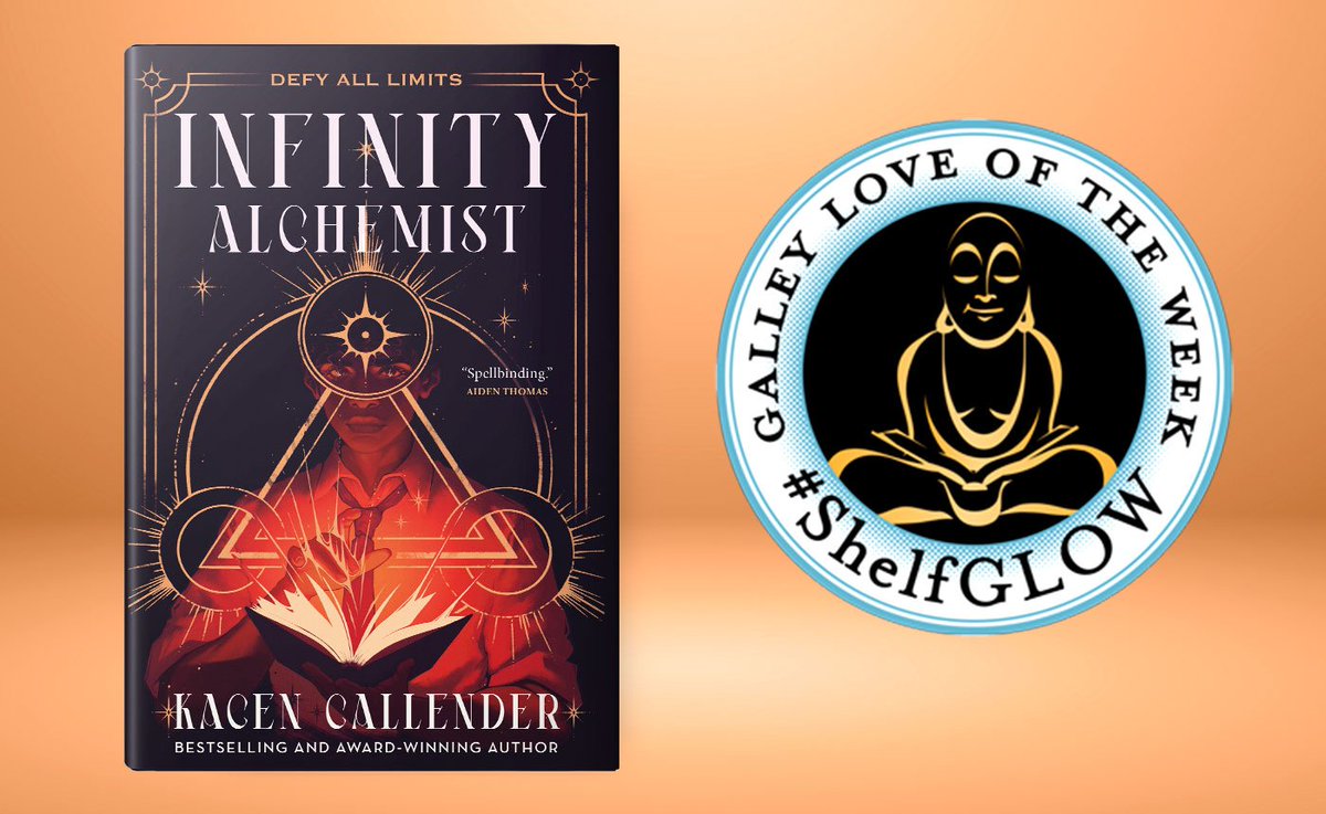 INFINITY ALCHEMIST is the highly anticipated YA fantasy debut from Kacen Callender!! Featuring trans, queer, and polyamorous characters of color, three young alchemists find unexpected love and unimaginable power. Enter the #ShelfGLOW galley giveaway ⬇️ read.macmillan.com/promo/infinity…