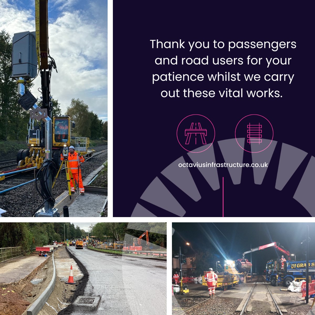 We’ve begun three major line closures to help improve the transport network. We're preparing the Guildford to Petersfield  line for modern signalling systems, drainage works along the Sandilands tram line & reconstruction works at Clophill roundabout

#BringingPeopleTogether