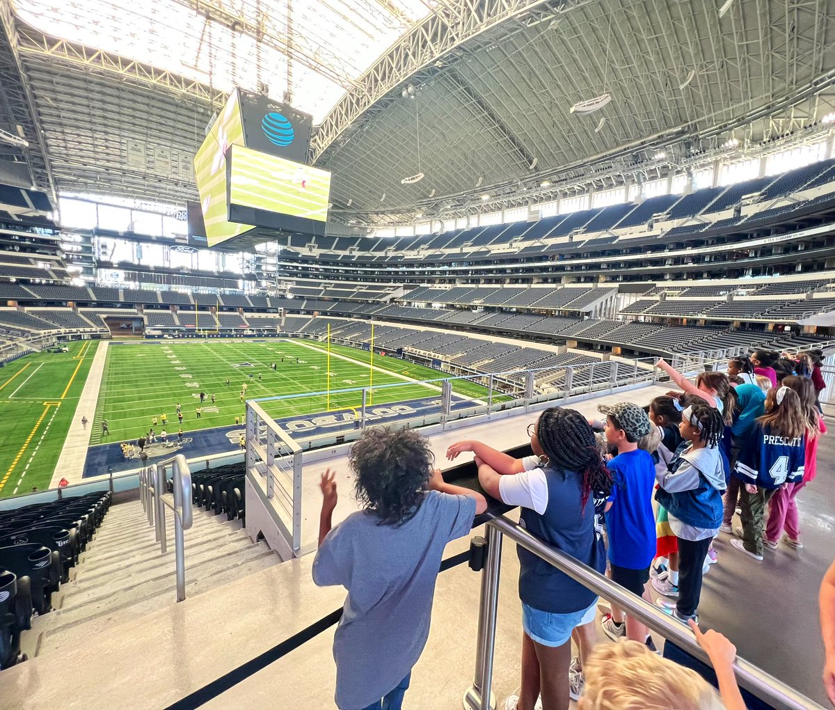 Third grade had such a great time on our field trip at AT&amp;T Stadium!! 🏈⭐️💙 #WeAreMcKinney <a href="/McNeilElem/">McNeil Elementary</a>