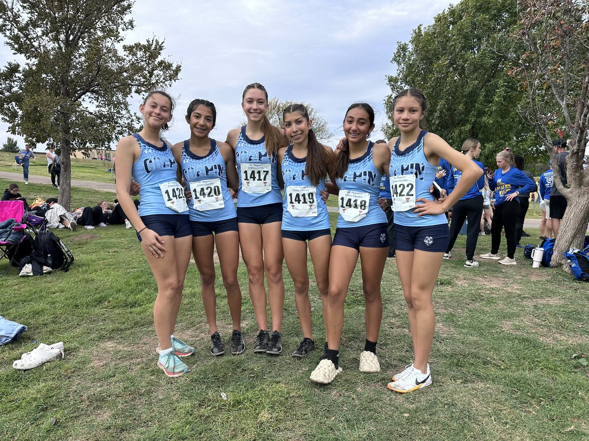 El Paso Running (@eprunning) on Twitter photo GIRLS RESULTS: Region 1-5A
Chapin advances to state!
1, Micah Neal, Aledo, 18:11.00
13, Rebecca Duran, Chapin, 19:18.50
34, Ava Dennis, Chapin, 20:22.60
Teams
1, Aledo, 45.
2, Colleyville Heritage, 82.
3, Grapevine, 115.
4, <a href="/Realchapintrack/">Chapin T/F-Cross Country</a> , 190. GIRLS RESULTS: Region 1-5A
Chapin advances to state!
1, Micah Neal, Aledo, 18:11.00
13, Rebecca Duran, Chapin, 19:18.50
34, Ava Dennis, Chapin, 20:22.60
Teams
1, Aledo, 45.
2, Colleyville Heritage, 82.
3, Grapevine, 115.
4, <a href="/Realchapintrack/">Chapin T/F-Cross Country</a> , 190.