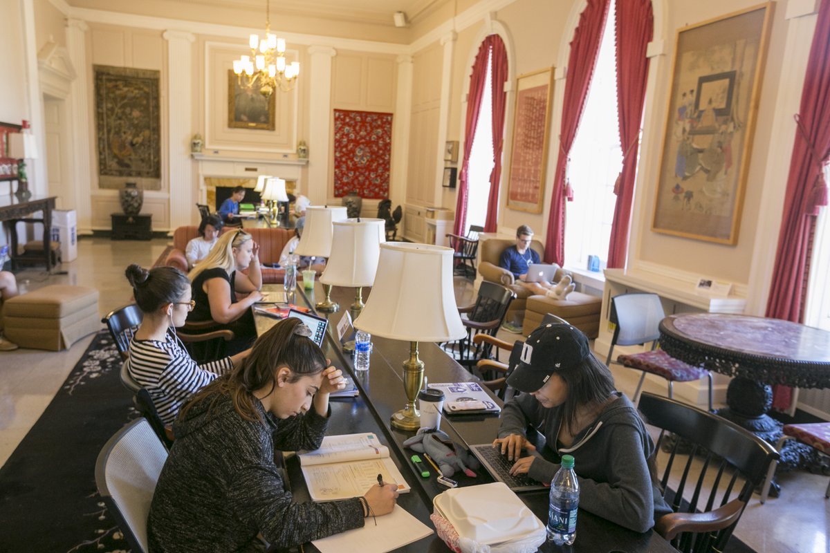 Lilly Library on East Campus: A cozy academic oasis with expert librarians for all your research needs. 📚🍂🎓