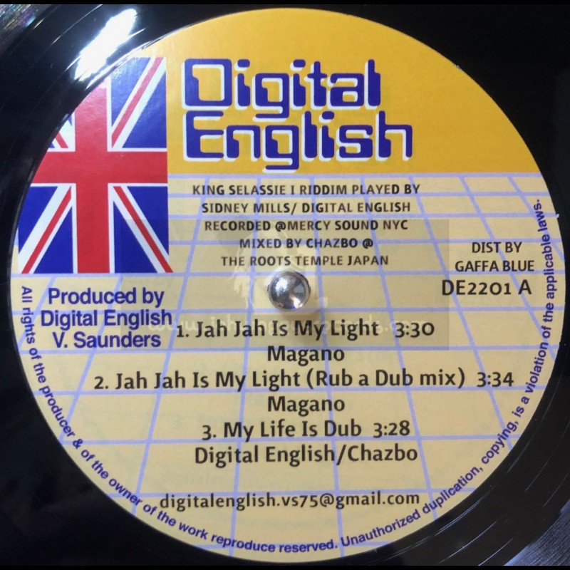 Digital English-12"- Jah Is My Light / Magano + King Selassie I / Digital English And Chazbo jahwaggysrecords.com/en/brand-new-1…
