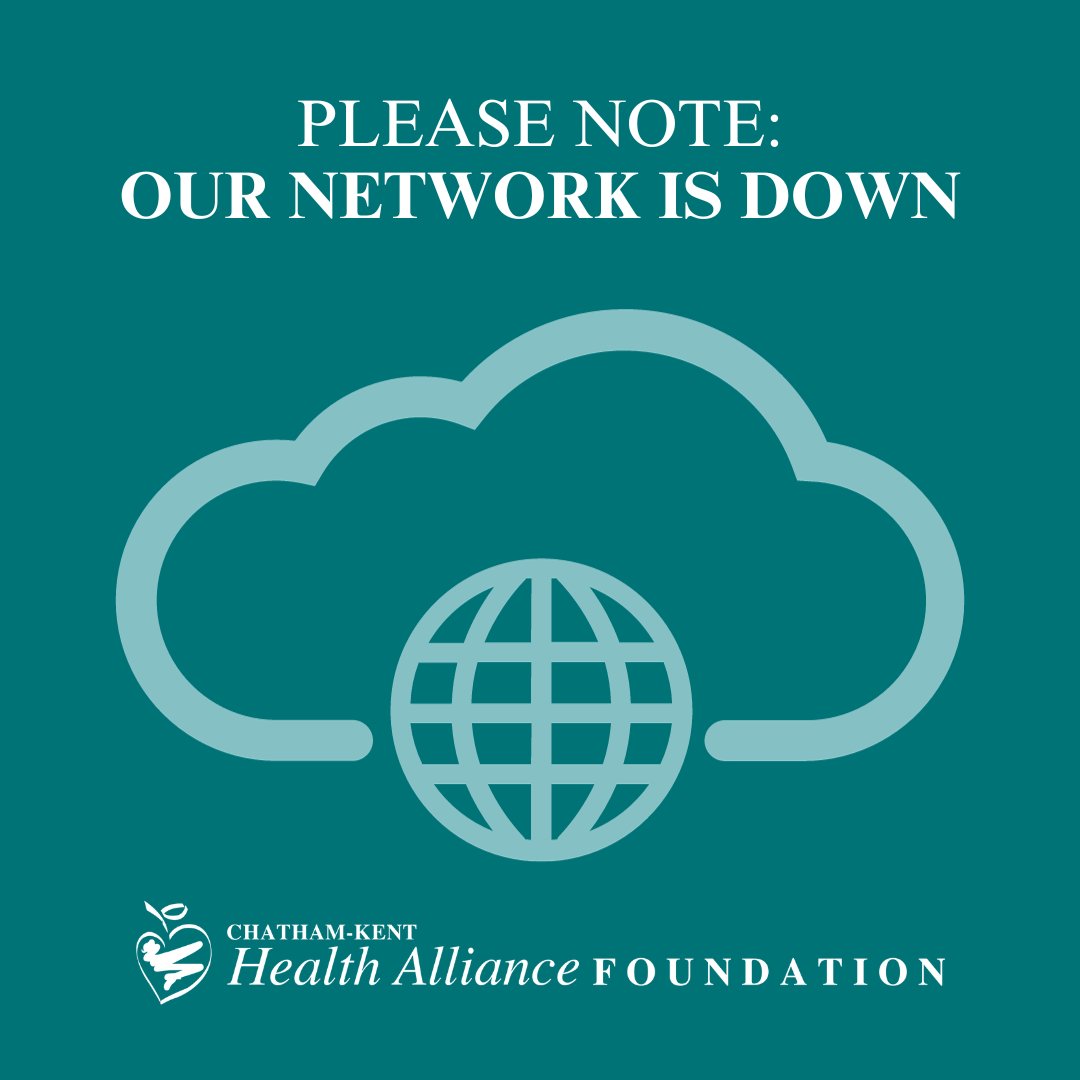 ckhafoundation's tweet photo. Please note, our emails are currently DOWN and our office is temporarily CLOSED due to a technology systems outage. If you are waiting on an email from a Foundation staff member or need to stop by our office, we will be available to help you again as soon as we can. https://t.co/ENzlptJ1EO