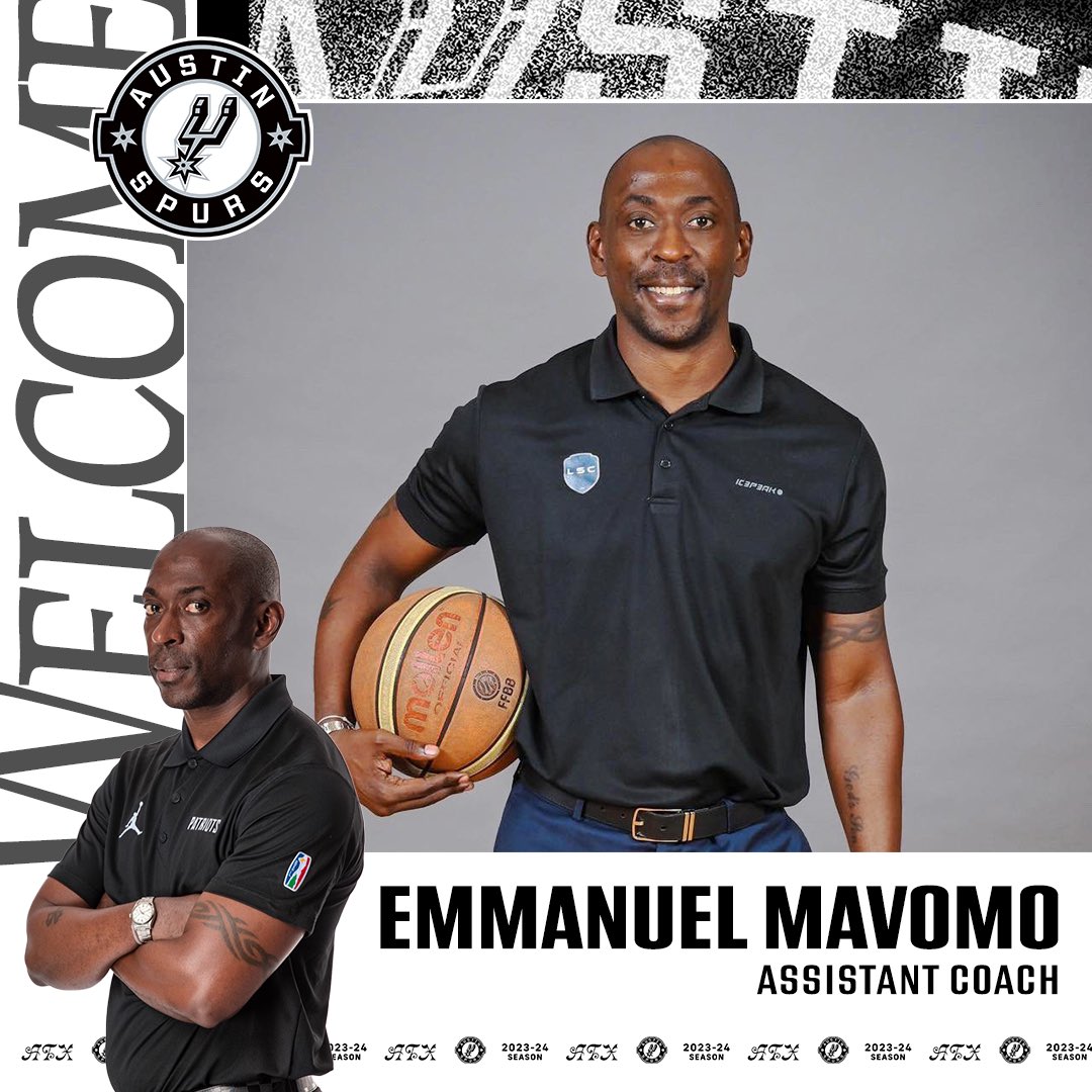 Help us give a warm welcome to Emmanuel Mavomo, the newest member of our Austin Spurs Coaching Staff!👏