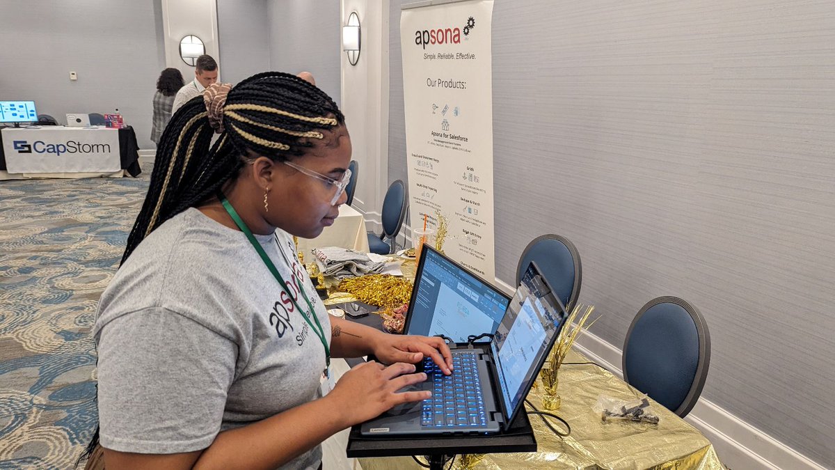apsona4sfdc's tweet photo. Hey #FLD23 fans - how awesome are your Admin Superpowers? Stop by the @apsona4sfdc booth #15 and test out your document gen skills - can you be #1 on our leaderboard? #datamaintenance #documentcreation #complexreporting #Salesforce https://t.co/eAiC8zEfUc