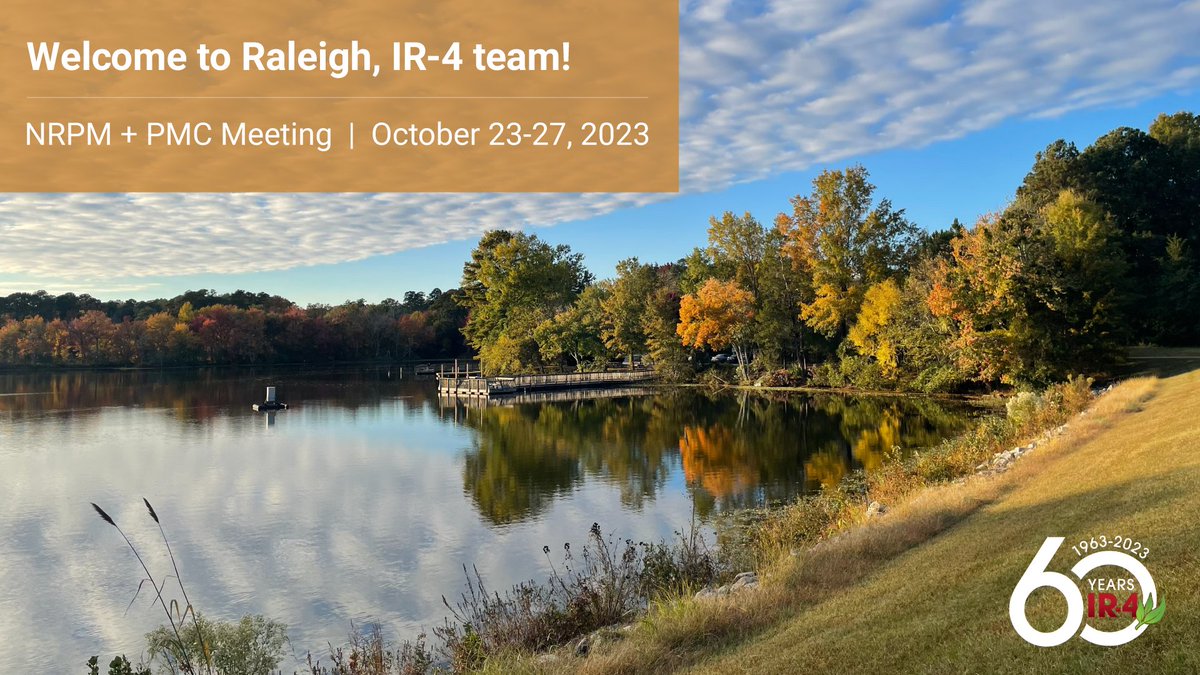 IR4_Project's tweet photo. Always a treat to welcome colleagues to our @NCState HQ! We have a full week planned with our PMC and National Research Planning meetings. We relish the opportunity to collaboratively create an action plan for next season's #specialtycrop #pestmanagement research. #60yearsofIR4 https://t.co/3z2eMYteLE
