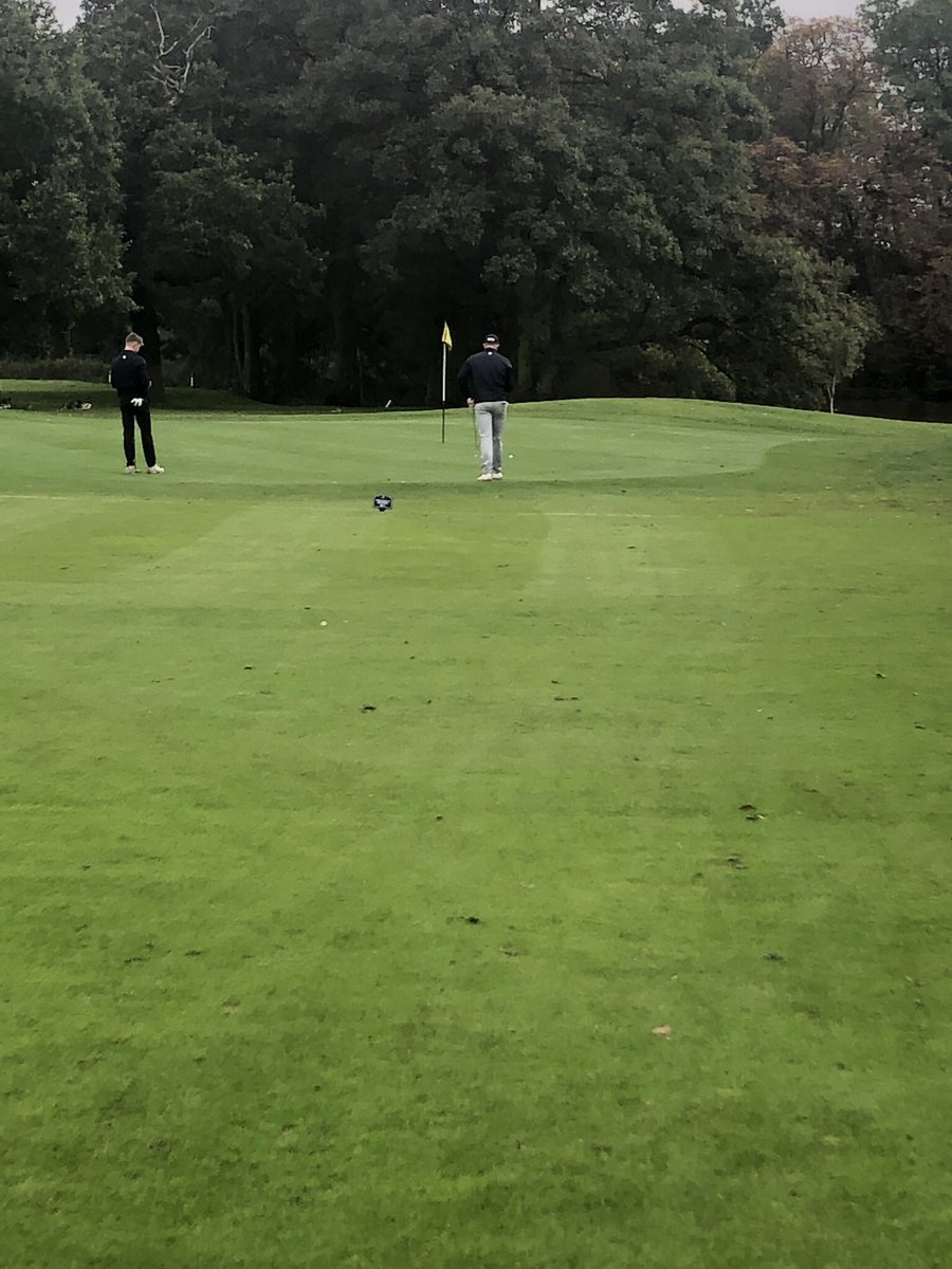 Brilliant job by @markhillaby1 and team @Kedleston_Park Course in great condition today post Storm Babet. Incredibly dry fairways and the greens were great. 👏👏👏