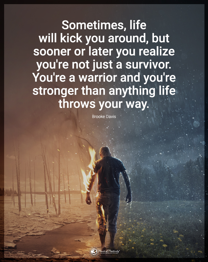 “Sometimes life will…”