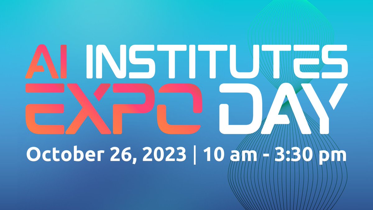 AI is revolutionizing how we tackle problems in all facets of society. Join us on AI Expo Day on 10/26 at Georgia Tech! Researchers from several AI Institutes will present their research and discuss the possibilities of AI application in everyday life. bit.ly/3Flbvw4