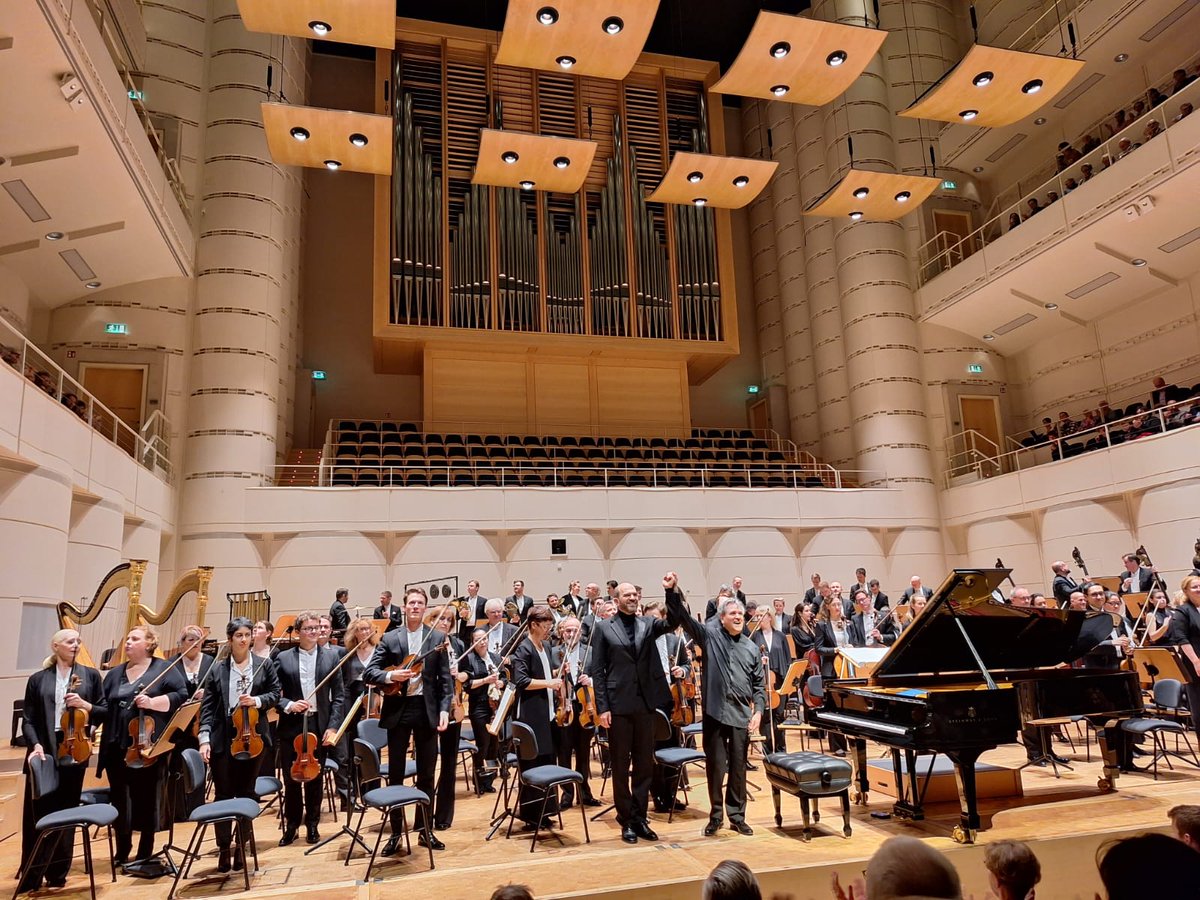 #LSOonTour in Germany 🌍 We loved performing at @Konzerthaus_DO with @kirillgerstein & @AliceSaraOtt , and in Essen with @PatKopViolin guided by #SirAntonioPappano. Our Discovery Team also joined forces with the Community Music Team to make music for families. Next stop, Spain!