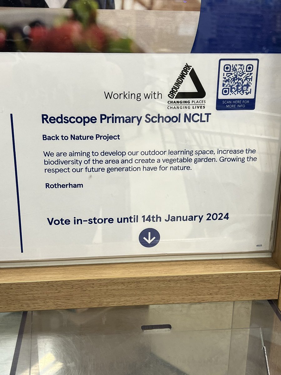 @RedscopeSchool @MrsParmenter14 @MissJordanC10. Joel & Jack have been posting their blue tokens in the @Tesco #strongerstarts to help with the back to nature project.